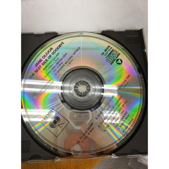 The Best Side of Goodbye by Jane Olivor (CD, Jul-1987, Columbia (USA)) - Picture 3 of 5